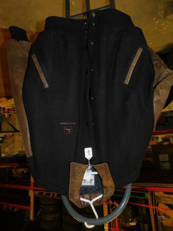 JOHN DEERE MOLTEN LEATHER JACKET, SIZE XL
