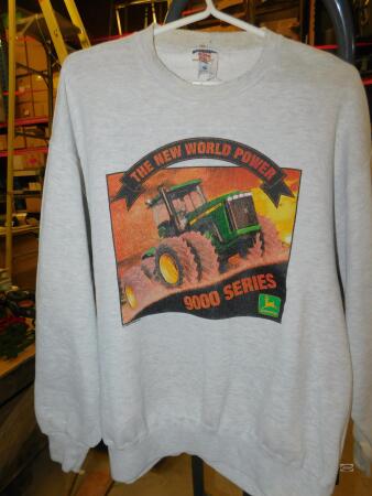 JOHN DEERE 9000 SERIES SWEATSHIRT SIZE LARGE