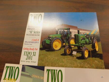 LITERATURE LOT JOHN DEERE 2 CYL CLUB, YEAR 2001