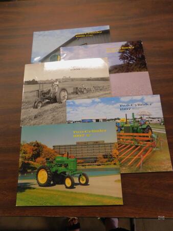LITERATURE LOT JOHN DEERE 2 CYL CLUB, YEAR 1996-1997