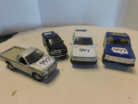 LOT OF 4 ASSORTED PICK UP TRUCKS