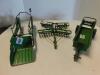 3 PCS JOHN DEERE SPREADER, DISC, LOADER, C 1950'S