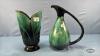 BLUE MOUNTAIN POTTERY VASE AND PITCHER - 2