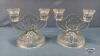 (2) IRIS PATTERN DOUBLE CANDLE STICK HOLDERS - 4