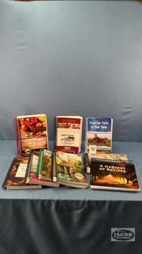 (9) IPM WIRE BOUND COOK BOOKS