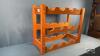 PINE (12) BOTTLE WINE RACK - 2