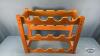 PINE (12) BOTTLE WINE RACK - 3