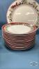 (12) PLACE SETTING CHRISTMAS PATTERN DISH LOT - 7