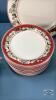 (12) PLACE SETTING CHRISTMAS PATTERN DISH LOT - 8