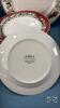 (12) PLACE SETTING CHRISTMAS PATTERN DISH LOT - 9