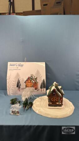THE ORIGIONAL SNOW VILLAGE SCENE