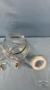 (2) UNMATCHED GLASS DRINK DISPENSERS - 3