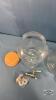 (2) UNMATCHED GLASS DRINK DISPENSERS - 4