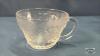FRUIT PATTERN PUNCH BOWL WITH (6) MATCHING CUPS - 3