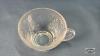 FRUIT PATTERN PUNCH BOWL WITH (6) MATCHING CUPS - 4