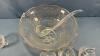 FRUIT PATTERN PUNCH BOWL WITH (6) MATCHING CUPS - 5
