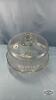 GLASS 11IN WIDE PEDISTAL CAKE STAND - 2