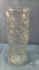 (2) GLASS 10IN TALL VASES - 3