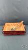 TEMP-TATIONS PORCELAIN 12IN TRAY IN WIRE STAND