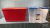 (2) APPROX. 80 LITRE TOTES WITH LIDS - 2