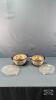 (2) TEMP-TATIONS BOWLS WITH PLASTIC LIDS
