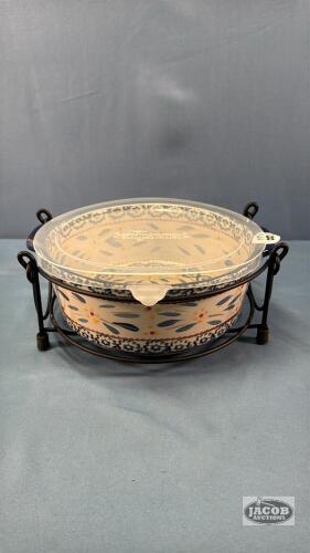 TEMP TATIONS 7.5IN BOWL WITH PLASTIC LID
