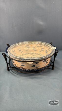 TEMP TATIONS 8.5IN BOWL WITH PLASTIC LID