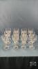 (12) 6.5IN CRYSTAL WINE GLASSES