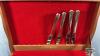 SILVERWARE LOT IN CHEST - 2