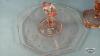 PINK DEPRESSION GLASS LOT - 6