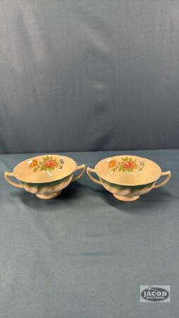 (2) ROYAL DAULTON "KINGSWOOD" TEA CUPS