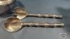 MARIPOSA METAL SALAD BOWL WITH UTENSILS - 2