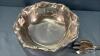 MARIPOSA METAL SALAD BOWL WITH UTENSILS - 4