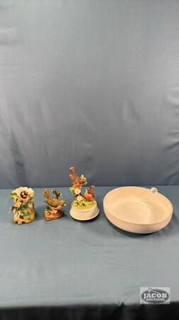 ASSORTED BIRD FIGURINE LOT