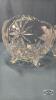 CRYSTAL 7IN FOOTED BOWL - 6
