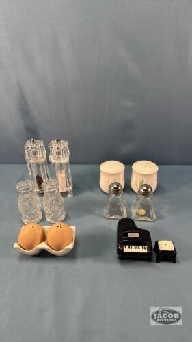 (6) PAIR OF SALT AND PEPPER