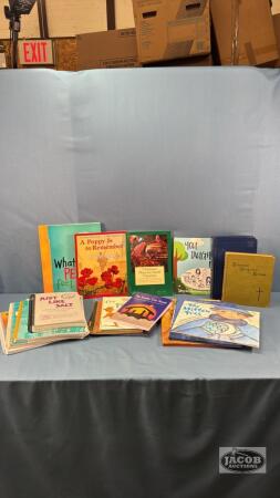QUANTITY OF MUSIC AND CHILDRENS BOOKS