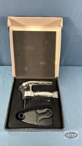 UNUSED ARCOSTEEL CORK SCREW WITH STAND