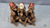 SET OF (3) 6IN LONG MONKEYS - 2