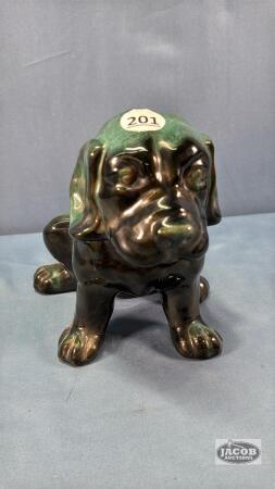 BLUE MOUNTIN POTTERY DOG FIGURINE