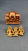 APPROX. (9) MONKEY AND BUDAH FIGURINES - 2
