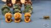 APPROX. (9) MONKEY AND BUDAH FIGURINES - 3