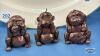 APPROX. (9) MONKEY AND BUDAH FIGURINES - 5