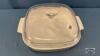 10 IN SQUARE X 2.5IN DEEP CASSEROLE WITH LID - 3