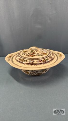 COVERED 9IN WOODS AND SON BOWL