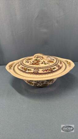 COVERED 9IN WOODS AND SON BOWL