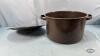 ENAMELED 7IN TALL STOCK POT WITH LID - 3