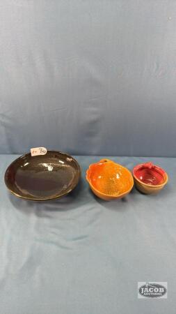 (3) CERAMIC BOWLS