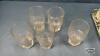 ASSORTED JUICE GLASS LOT - 3
