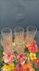 ASSORTED JUICE GLASS LOT - 6